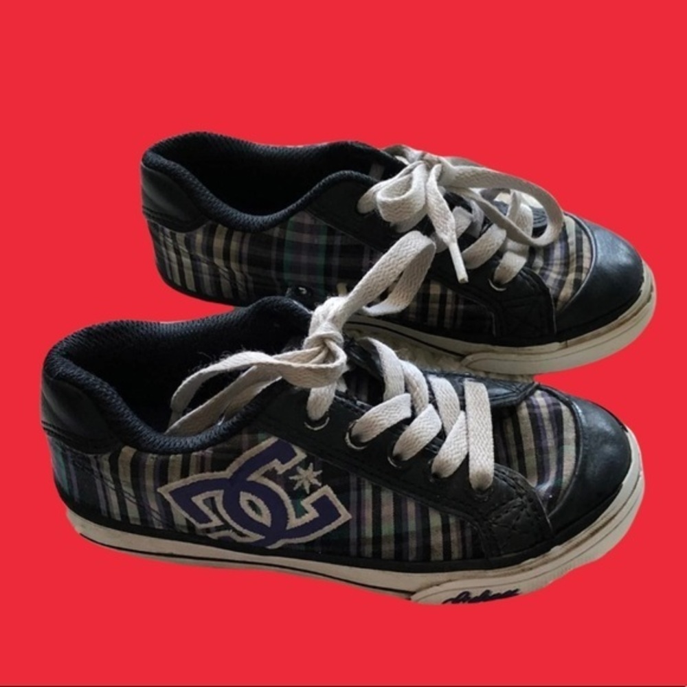 DC Shoes‎ Boys Size 11Y Blue Lace Up Sneaker’s